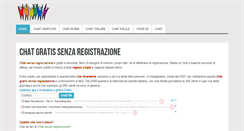 Desktop Screenshot of chat-senza-registrazione.net